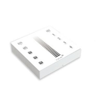 2.4G 4 zonų LED sieninis valdiklis