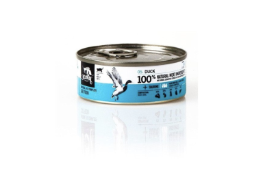 3Coty Nassfutter mit Ente für ausgewachsene Katzen, 80 g