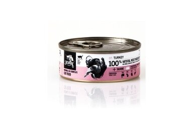 3Coty Nassfutter mit Truthahn für erwachsene Katzen, 80 g