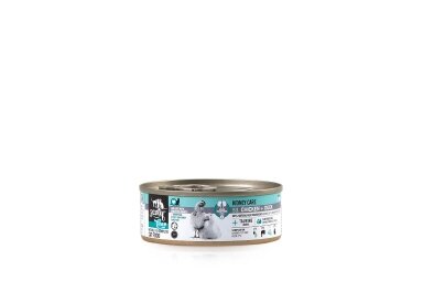 3Coty Nassfutter mit Huhn und Ente für Katzen mit empfindlichen Nieren, 80 g