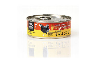 3Coty Nassfutter mit Huhn und Krill für ausgewachsene Katzen, 80 g