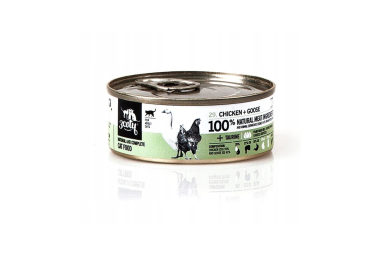 3Coty Nassfutter mit Huhn und Gans für erwachsene Katzen, 80 g