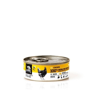 3Coty konservtoit kanaga kassipoegadele, 80 g