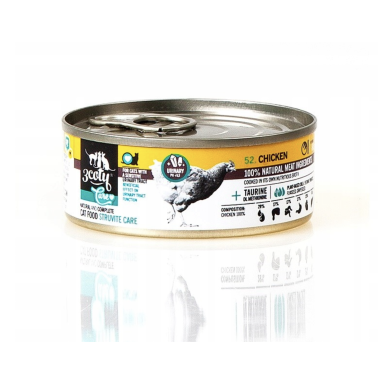 3Coty konservtoit kanaga tundlike kuseteedega kassidele, 80 g