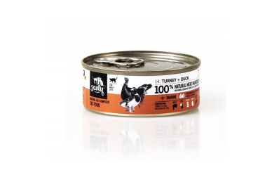 3Coty Nassfutter mit Pute und Ente für ausgewachsene Katzen, 80 g