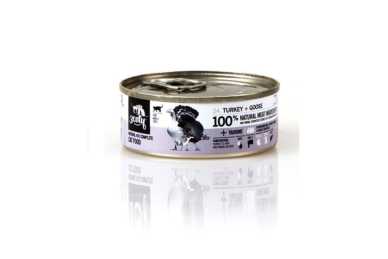 3Coty Nassfutter mit Pute und Gans für ausgewachsene Katzen, 80 g