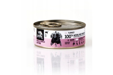 3Coty hermetisk mat med kalkun for voksne katter, 80 g