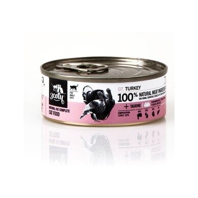 3Coty konservtoit kalkuniga täiskasvanud kassidele, 80 g 3Coty konservtoit kalkuniga täiskasvanud kassidele, 80 g