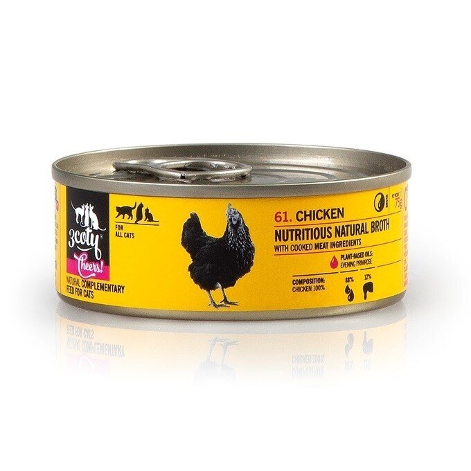 3COTY Vištienos skonio! - šlapias kačių ėdalas - 75 g