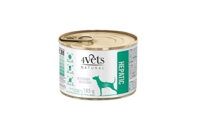 4Vets Natural Hepatic comida húmida para cães com peru, 185 g 4Vets Natural Hepatic comida húmida para cães com peru, 185 g