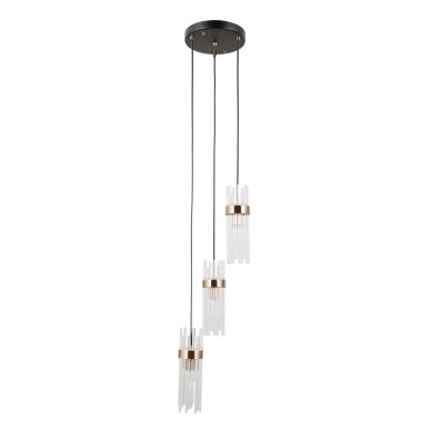 Pakabinamas šviestuvas Taraso PND-40760-3-BK-HBR