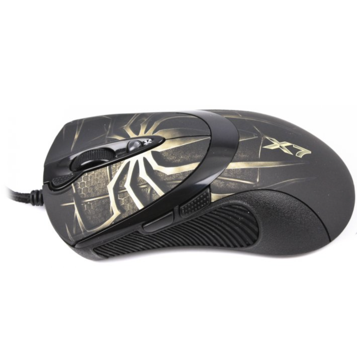 A4Tech EVO XGame Laser Oscar X747 Brown Fire USB žaidimų pelė (lazerinė, 3600 DPI, ruda) 1