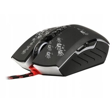 A4Tech Bloody Blazing A60 laidinė žaidimų pelė (Activated), USB, 6200 DPI, juoda