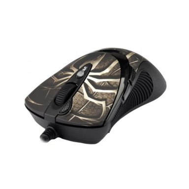 A4Tech EVO XGame Laser Oscar X747 Brown Fire USB žaidimų pelė (lazerinė, 3600 DPI, ruda)