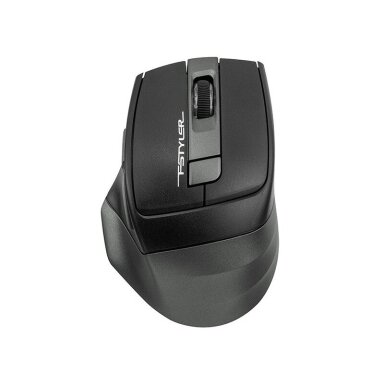 A4Tech FSTYLER FB35 belaidė pelė, 2.4 GHz + Bluetooth, optinė, 2000 DPI, pilka
