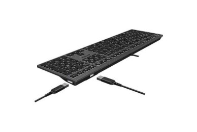 A4Tech FSTYLER FX60H kabelgebundene Tastatur, schwarz-grau, mit weißen beleuchteten Tasten 5 A4Tech FSTYLER FX60H kabelgebundene Tastatur, schwarz-grau, mit weißen beleuchteten Tasten 5