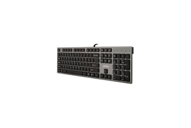 A4Tech KV-300H kalvopintainen langallinen näppäimistö, musta-harmaa (USB) 1