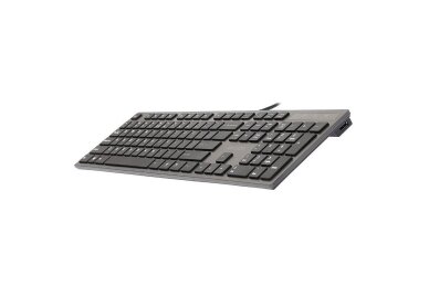 A4Tech KV-300H kalvopintainen langallinen näppäimistö, musta-harmaa (USB) 3
