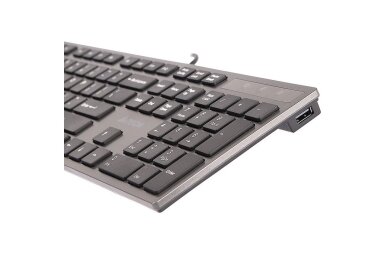A4Tech KV-300H kalvopintainen langallinen näppäimistö, musta-harmaa (USB) 6 A4Tech KV-300H kalvopintainen langallinen näppäimistö, musta-harmaa (USB) 6