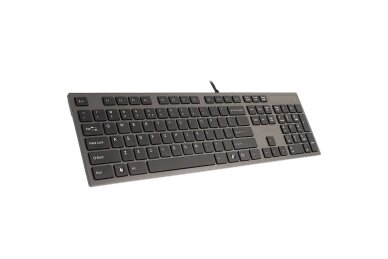 A4Tech KV-300H kalvopintainen langallinen näppäimistö, musta-harmaa (USB) A4Tech KV-300H kalvopintainen langallinen näppäimistö, musta-harmaa (USB)