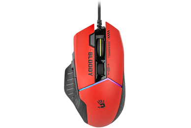 A4Tech W95MAX USB Gaming-Maus, rot-schwarz A4Tech W95MAX USB Gaming-Maus, rot-schwarz