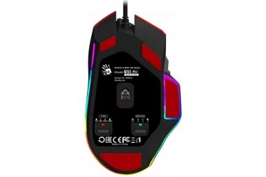 A4Tech W95MAX USB Gaming-Maus, rot-schwarz 4