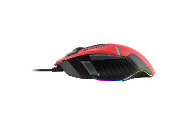 A4Tech W95MAX USB Gaming-Maus, rot-schwarz 3