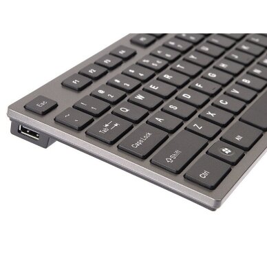 A4Tech KV-300H membraninė laidinė klaviatūra, juoda-pilka (USB) 2 A4Tech KV-300H membraninė laidinė klaviatūra, juoda-pilka (USB) 2