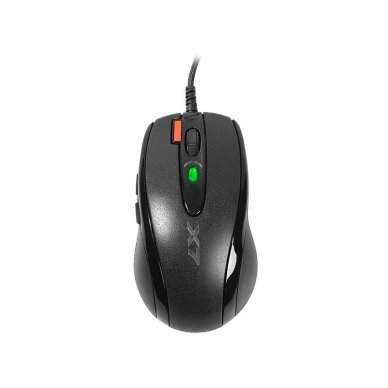 A4Tech X-7120 laidinė pelė, abiem rankoms tinkama, USB, 2000 DPI, juoda A4Tech X-7120 laidinė pelė, abiem rankoms tinkama, USB, 2000 DPI, juoda