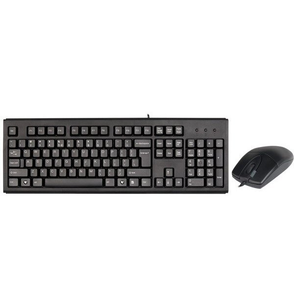 A4Tech KM-720620D laidinė klaviatūra su pele, USB, QWERTY, anglų kalba, juoda A4Tech KM-720620D laidinė klaviatūra su pele, USB, QWERTY, anglų kalba, juoda