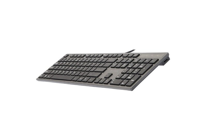 A4Tech KV-300H kalvopintainen langallinen näppäimistö, musta-harmaa (USB) 3 A4Tech KV-300H kalvopintainen langallinen näppäimistö, musta-harmaa (USB) 3