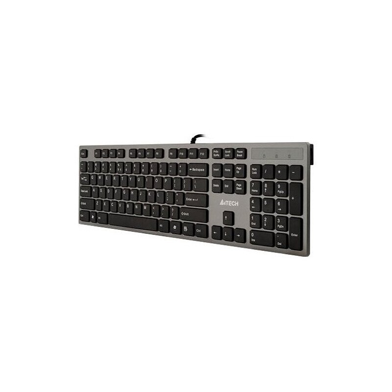 A4Tech KV-300H membraninė laidinė klaviatūra, juoda-pilka (USB) 1 A4Tech KV-300H membraninė laidinė klaviatūra, juoda-pilka (USB) 1