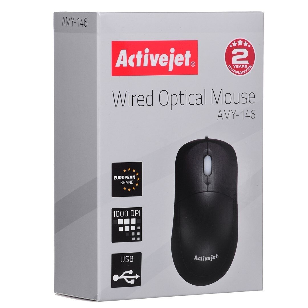 Activejet AMY-146 laidinė optinė pelė USB 1