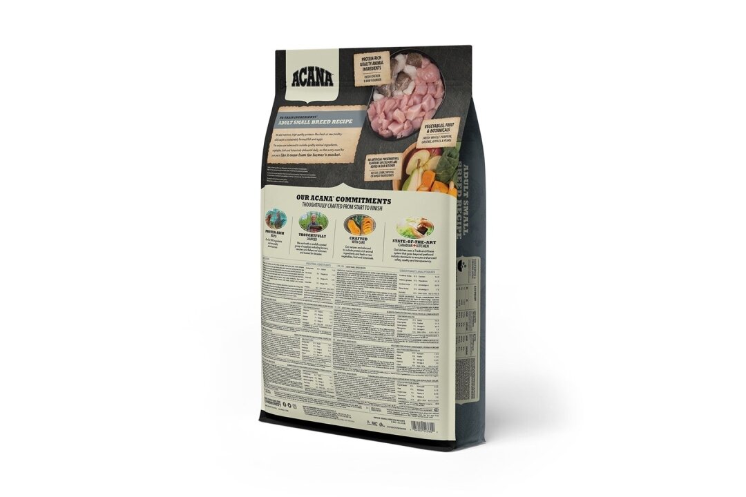 Acana HERITAGE kuivaruoka pienille aikuisille koiraroduille 6 kg 1
