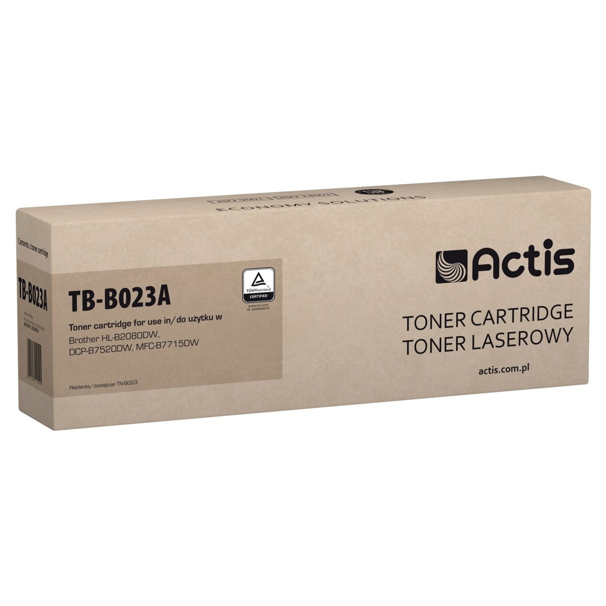„Actis TB-B023A“ toneris (pakeičia „Brother TN-B023“; standartinis; 2000 puslapių; juodas) „Actis TB-B023A“ toneris (pakeičia „Brother TN-B023“; standartinis; 2000 puslapių; juodas)