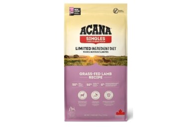 ACANA Singles Grass-Fed Lamb Trockenfutter für Hunde, 17 kg
