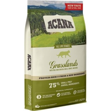 ACANA Grasslands Cat - sausas kačių ėdalas - 4,5 kg