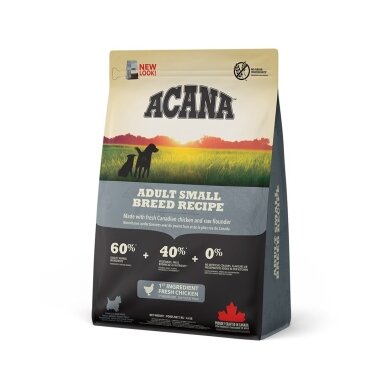 Acana HERITAGE suaugusių mažų veislių šunų sausas maistas 2 kg