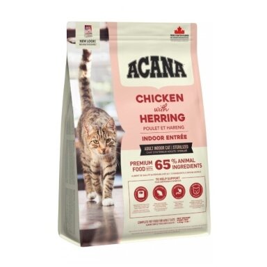 ACANA Indoor Entrée - sausas kačių ėdalas - 1,8 kg