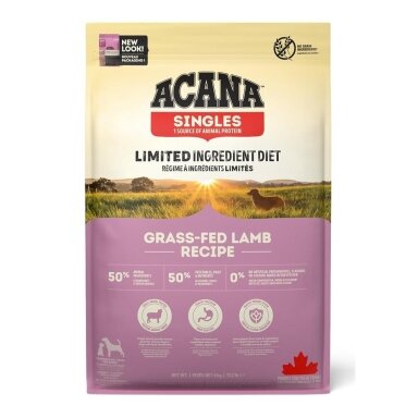 ACANA Singles Grass-Fed Lamb - sausas šunų ėdalas - 6 kg