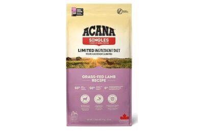 ACANA Singles Grass-Fed Lamb kuivaruoka koirille, 17 kg ACANA Singles Grass-Fed Lamb kuivaruoka koirille, 17 kg