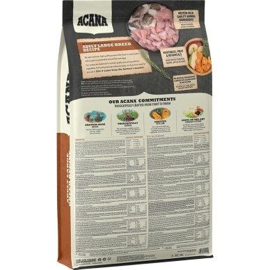 Acana Heritage suaugusių didelių veislių sausas maistas 17 kg 1 Acana Heritage suaugusių didelių veislių sausas maistas 17 kg 1