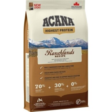 Acana Ranchlands kuiv koeratoit 11,4 kg