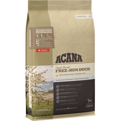 ACANA SINGLES Free-Run Duck dry dog food with duck, 11.4 kg