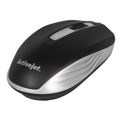 Activejet AMY-313 belaidė optinė pelė, juoda/pilka, 1200 DPI