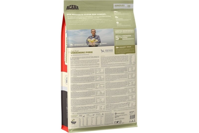 Acana Singles Yorkshire porsasruoka 11,4 kg 1