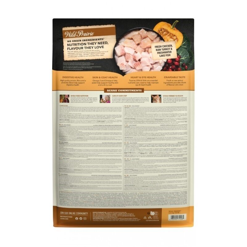 Acana Wild Prairie Cat - sausas kačių ėdalas - 4,5 kg 1