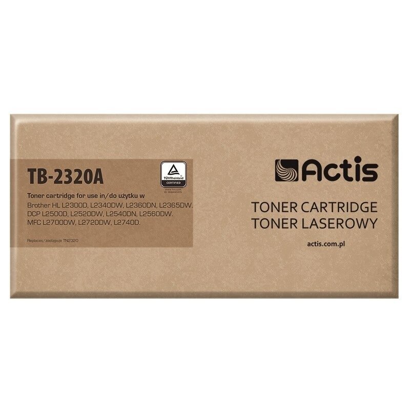 „Actis TB-2320A“ tonerio kasetė (pakeičianti „Brother TN-2320“, TN2320; standartinė; 2600 puslapių; juoda)