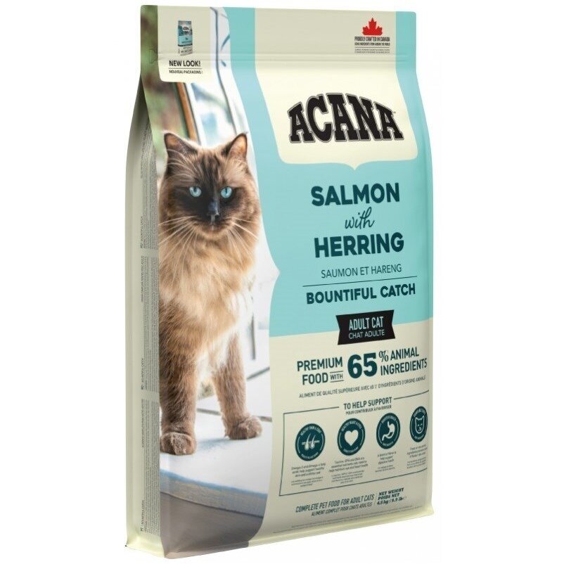 ACANA Bountiful Catch - sausas kačių ėdalas - 4,5 kg ACANA Bountiful Catch - sausas kačių ėdalas - 4,5 kg
