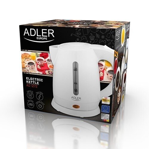 Adler AD 1272 elektrinis virdulys 1 l 1600 W lazdyno riešuto spalvos, baltas 2 Adler AD 1272 elektrinis virdulys 1 l 1600 W lazdyno riešuto spalvos, baltas 2